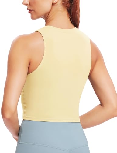 Image of Natural Feelings Nudi Sports Bras for Women Removable Padded Yoga Tank Tops Sleeveless Fitness Workout Crop Tops