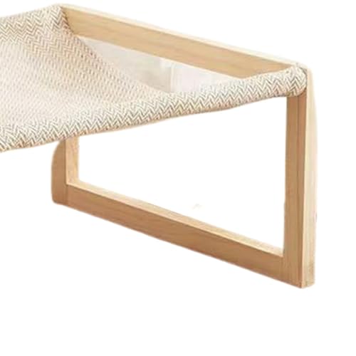 Lit surélevé pour chiens en bois avec méridienne détachable - 7