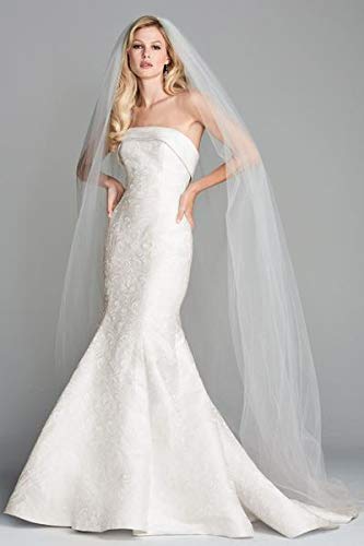 Brocart de soie blanc d'exception pour haute couture - 3