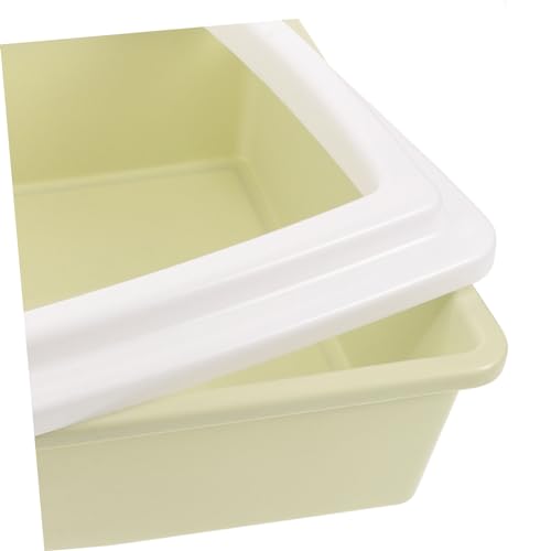 DOITOOL 1 Conjunto Caixa De Areia Para Gato Portátil Pp Pequeno Animal De Estimação