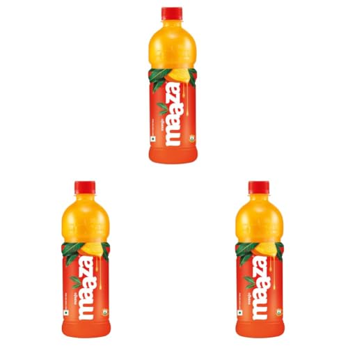 Image of Maaza Mango Drink, Original Flavour, 600 ml PET Bottle (Pack of 3)