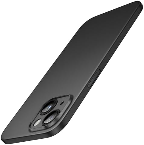 JETech Ultra Slim Case for iPhone 15, Black