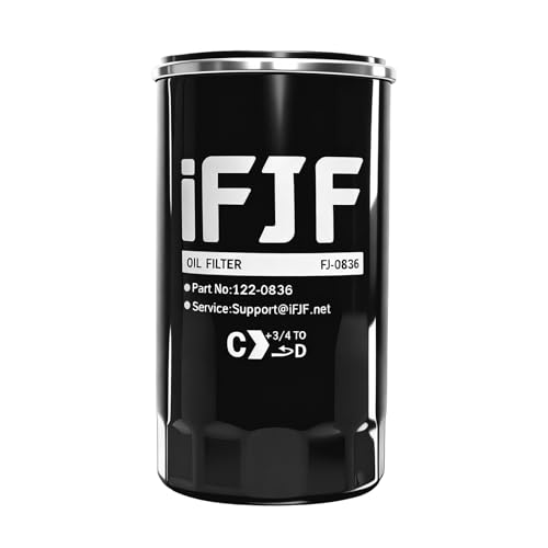 iFJF 122-0836 Oil Filter Replacement for RV QG 5500/7000 Series HGJAA HGJAB HGJAC Spin-on Replaces 01220836 B7238 PH2875 PH10027
