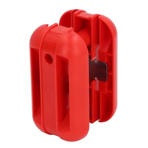 Tondeuse à Bandes Manuelle à Double Bordure avec Lames en Carbure de Tungstène, Raboteuse Manuelle pour Bavures (Rouge)