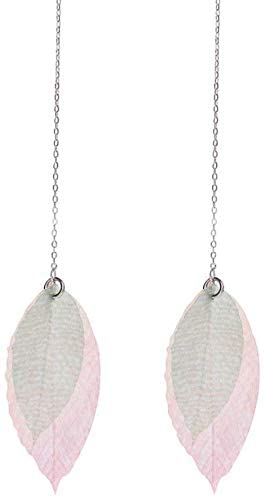Boucles d'oreilles à tige sterling 925 en tulle et pampilles pendantes : cadeau idéal femme