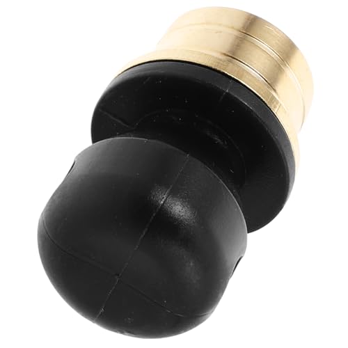 Cabilock Gourd Wine Stopper with Brass Mouthpiece Feng Shui Decor for Wine Bottles Elegant Gourd Design Meticulously Crafted Unique Collectible for Beverage Preservation