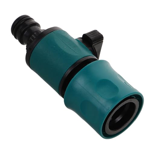 UPKOCH Conector Rápido para Manguera de Jardín con Válvula Adaptador Resistente de Estable para Lavado de Coches y Riego Compatible con Varios Tipos de Mangueras Fácil Conexión y