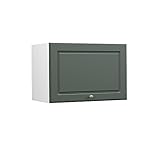 vicco pensile da cucina fame-line, verde-oro country house/bianco, 60 cm piatto