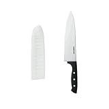 Farberware Wave Edge Chef Knife with Sheath, 8-Inch