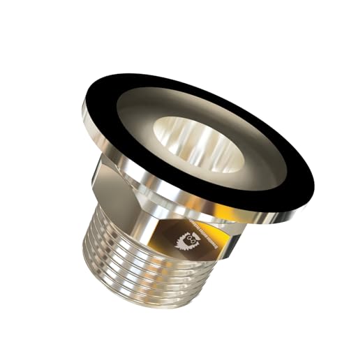 Image of KF40 flange to Male NPT /MNPT Fitting (ISO-KF KF40 QF40 NW40) (1 inch 1 inch Male NPT x KF40)