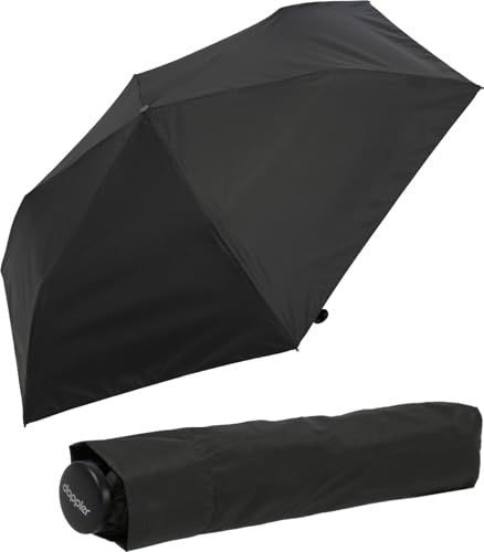 Parapluie pliant Doppler 71066 noir de 21 cm pour se protéger de la pluie
