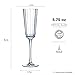 Cristal D'Arques Macassar 5.75 Ounce Champagne Flute, Set of 4