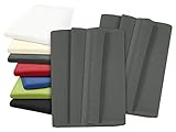 Betttuch - Haustuch - Bettlaken - aus 100% Baumwolle in 7 ausgesuchten Farben - Laken ohne Gummizug - Einheitsgröße von ca. 150 x 250 cm