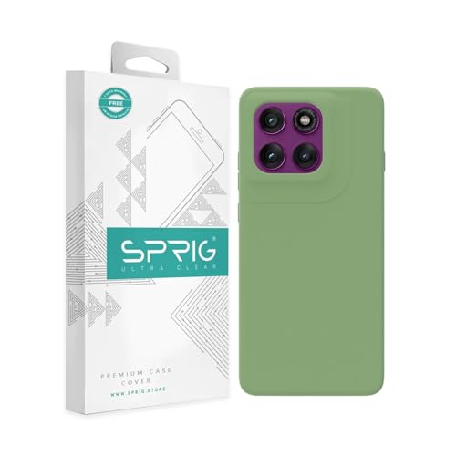 SPRIG Compatible with Moto Edge 60 Pro Premium SilkTone Back Cover Drop Tested Shock Proof Mobile Case for Men, Women, Boys and Girls with Camera Protection (Mint Green) Deal