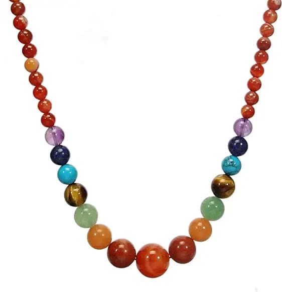 REBUY Unisex-Adult Crystal Carnelian 7 Chakra Necklace Gemstone Necklace Carnelian Chakra Stone Jewelry Crystal Healing Stone Jewelry (B0BRQHJQL8) Amazon Price History, Amazon Price Tracker
