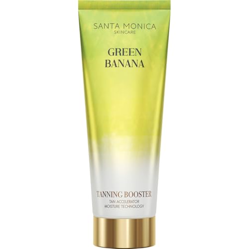 Santa Monica, Skincare Green Banana, Acceleratore Abbronzatura, Crema Viso E Corpo Idratante E Nutriente. Prepara La Pelle, Adatto A Tutti I Tipi Di P