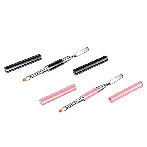 HONMEET 2 Peças De Pincéis Para Pintura De Unhas Com Esmalte Para Arte Em Unhas