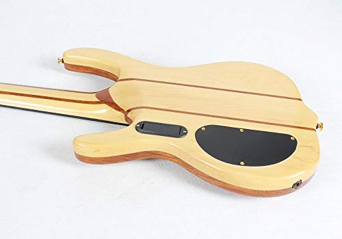 Slfdxdp Electric Guitar The Neck Goes Through A 5 String Electric Bass Guitar Acoustic Steel String Guitars (Color : 1) #TOP4