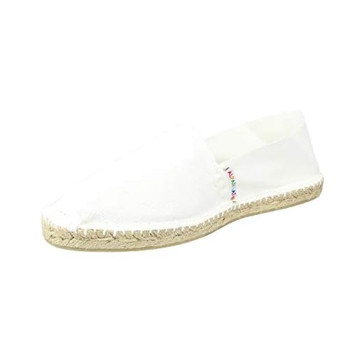 Alpargatus - Espadrillas Classica Piatta, Donna Bianco Size: 41