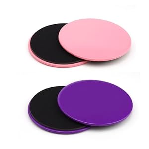 SRJQXH Sliders Fitness 4 Piezas, Diámetro 17,5 cm Discos Deslizantes, Core Sliders Esculpir la Pérdida de Grasa, para Estocadas, Soporte de Tabla, Entrenamiento Abdominal