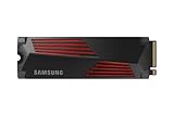 Samsung 990 PRO Heatsink M.2 NVMe SSD (MZ-V9P2T0CW), 2 TB, PCIe 4.0, 7.450 MB/s Lesen, 6.900 MB/s Schreiben, SSD mit Kühlkörper und RGB-Licht für Konsolen-Gaming und Videobearbeitung