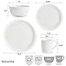 Mikasa 5266100 Samantha Chip-Resistant 16 Piece Set, Service for 4 White