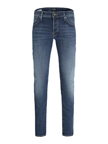 JACK & JONES Male Slim Fit Jeans JjiGlenn, Farbe:Blau, Jeans/Hosen Neu:30W / 34L – Ansicht 1