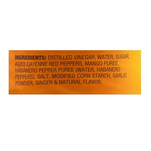 Image of Frank's RedHot Wings Sauce, Mango Habanero, Hot Sauce, Marinade, Glaze, For Fish, Steak, Burgers, Wings, Cole Slaw, Salsa, and More, 12 fl oz (Pack of 2)