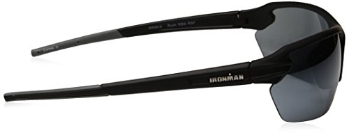 Ironman Men's Rush Wrap Sunglasses, Black, 72 mm3