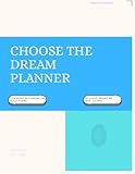 The Dream Journal: A simple and sleek monthly planner for everyday.