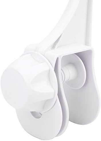 Liyes Crib Decoration DIY Music Box Holder Baby Crib Bell Holder, Crib Mobile Bed Bell Holder, for Babies(White)