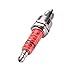WOOSTAR A7TC Spark Plug with 3 Electrode Replacement for GY6 50cc 70cc 90cc 110cc 125cc Moped Scooter ATV Quad Pack of 2