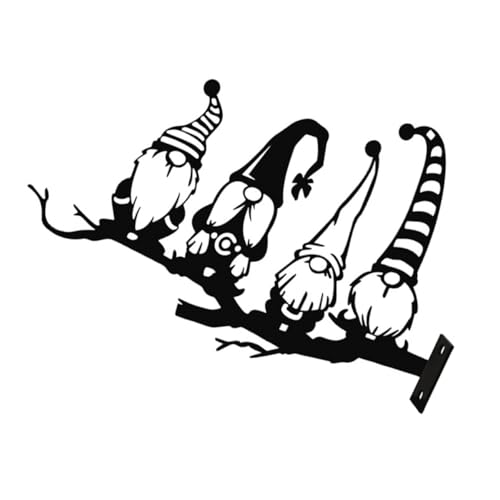 JOINPAYA Gartenzwerg Dekoration aus Zweig mit Metallstab Wetterfeste Gartenbaum Ornamente für...