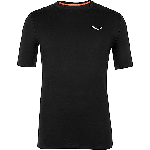Salewa Cristallo t-shirt homme en mérinos idéal pour bivouac et trekking en montagne
