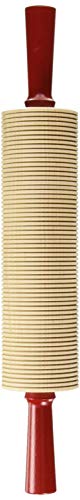 image for Bethany Housewares Wood Rolling Pin Corrugated Bulk, Brown