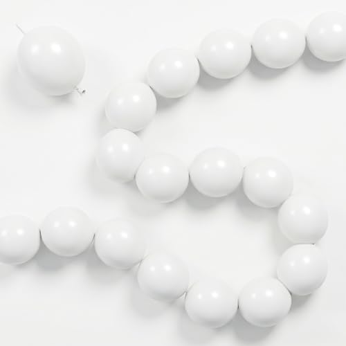 Image of White Link Balloons, 100PCS Linking Balloons with Tail for Making Balloon Wall Arch and Chains, Pearl Quick Balloon for Wedding Birthday Baby Shower Engagement Graduation Party Decorations (6inch)