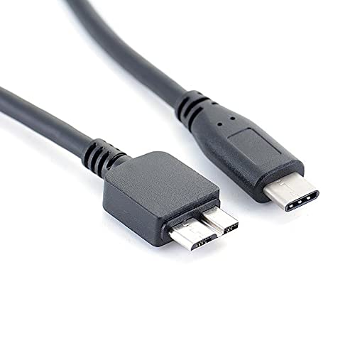 Universal 30cm OTG USB TypeC Male to USB 3.0 Micro TypeB Male Hard