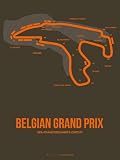 ART.COM Wall Art Print Belgian Grand Prix 1 by NaxArt, 12" x 16"