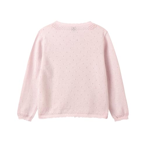 LittleSpring Girls Lightweight Cardigan for Kids Shrug Bolero Long Sleeve2