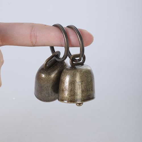 ZHENGCI Bell 2er-Pack Edelstahl-Haustierglocken, lauter Klang, Haustierhalsband, Glocken, Trainingsglocken, Welpen, Halsband-Zubehör
