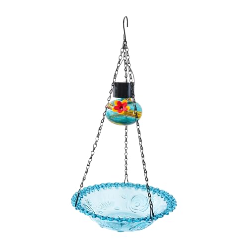 Genérico Baño Y para Pájaros: Casa para Pájaros Decorativa para Exteriores, Bebedero Colgante A Prueba De Herrumbre, Comederos Decorativos para Baños D Pjaros, Santuario para Pájros De Fácil Limpie