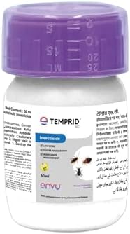 Temprid SC for Cockroach, Mosquitoes, House Flies & Bed Bug Control | No Smell | Mix Only with Water |General Pest Control Liquid | 50ml