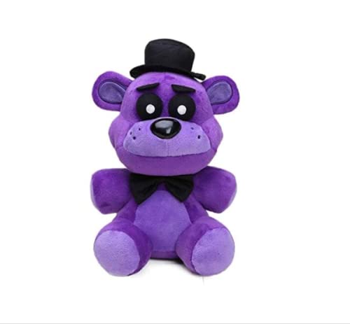 in Stock US - 8 Inch FNAF Nightmare Freddy Fazbear-Five Night Freddy's Plush- FNAF Plushies-FNAF Shadow Freddy Plush- Freddy Purple Plush- Shadow Freddy Bear