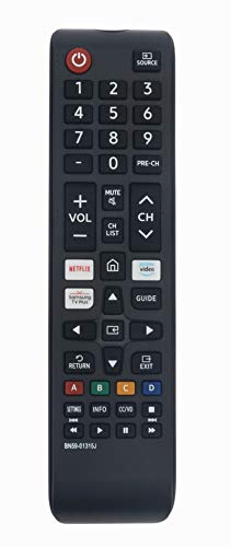 Replaced IR Remote fit for Samsung TV UN43TU8000F UN43TU8000FXZA UN50TU8000F UN50TU8000FXZA UN55TU8000F UN55TU8000FXZA UN55TU8200F UN55TU8200FXZA UN55TU8300FXZA UN55TU850DF UN65TU8000F