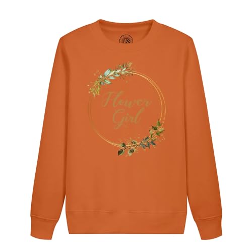 Sweatshirt enfant flower girl anti-froid pour robe de mariage