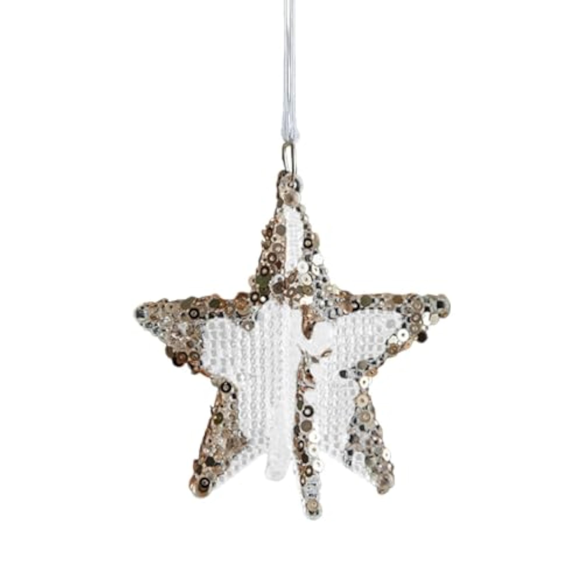 Clear Christmas Tree Hanging Ornament for Indoor Decor