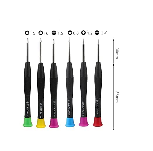 S P Electron Pack of 13 Professional Screwdriver Set with 2 Stainless Steel Pointed and curved tweezers and openers for Mobile Repairing and other repairing works.