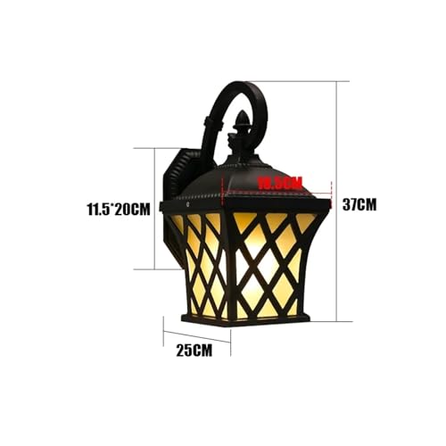 Lampe murale extérieure étanche rétro jardin villa - 2