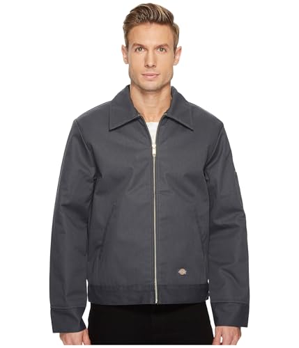 Dickies Insulated Twill Eisenhower Jacket Charcoal XL Regular at