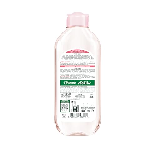 Garnier Skinactive Agua Rosas Micelar Garnier Démaquillant 400 Ml